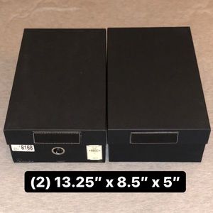 BONTONI | (2) Shoe Boxes